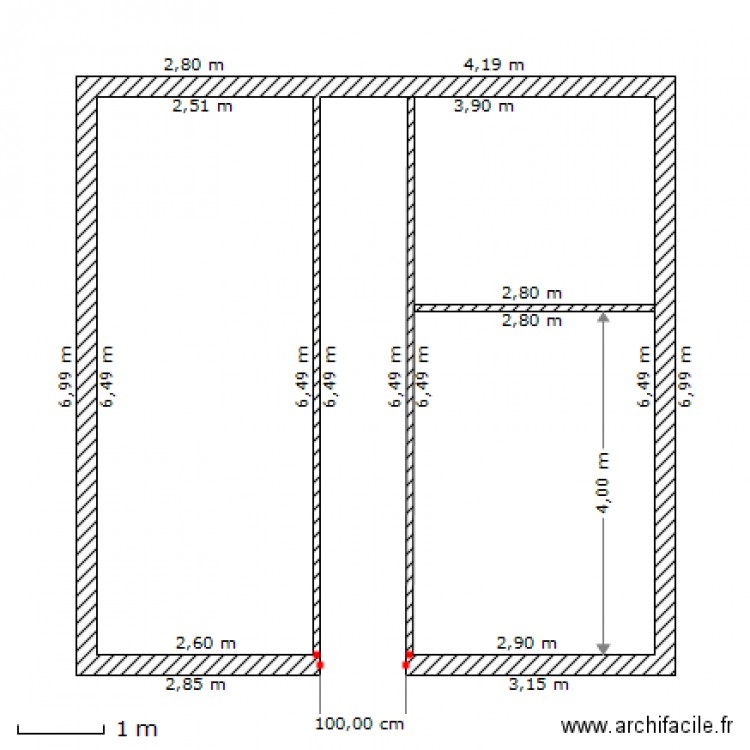 Maison-logis-chinoise1. Plan de 0 pièce et 0 m2