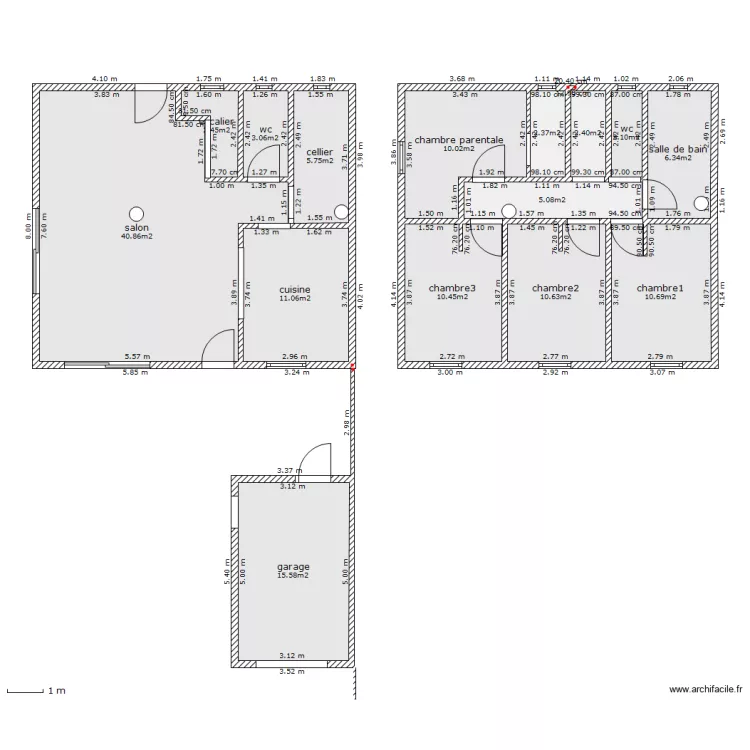 MAISON BBC. Plan de 