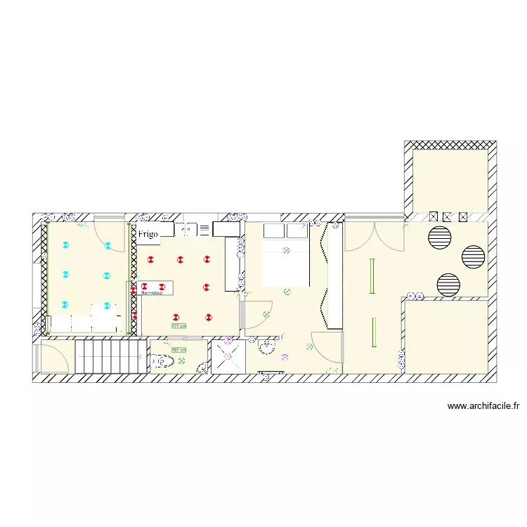 Rez de Chaussée. Plan de Rez de Chaussée. Plan de