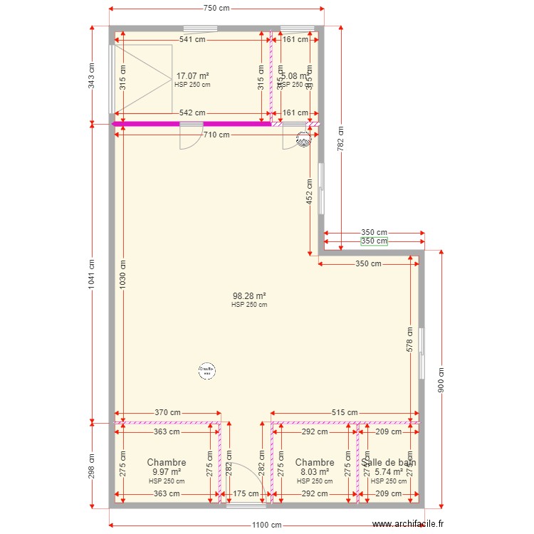 construction secours2. Plan de 0 pièce et 0 m2