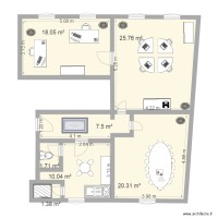 Plan Appartement 1 er étage RDL 