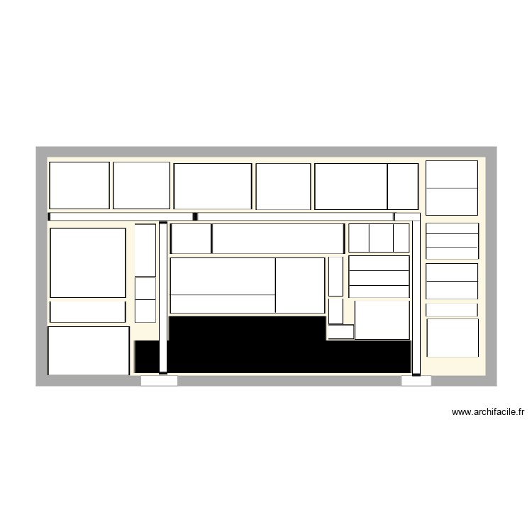Carrefour. Plan de 0 pièce et 0 m2