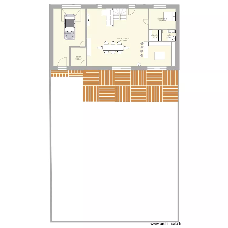 projet sainte catherine. Plan de 
