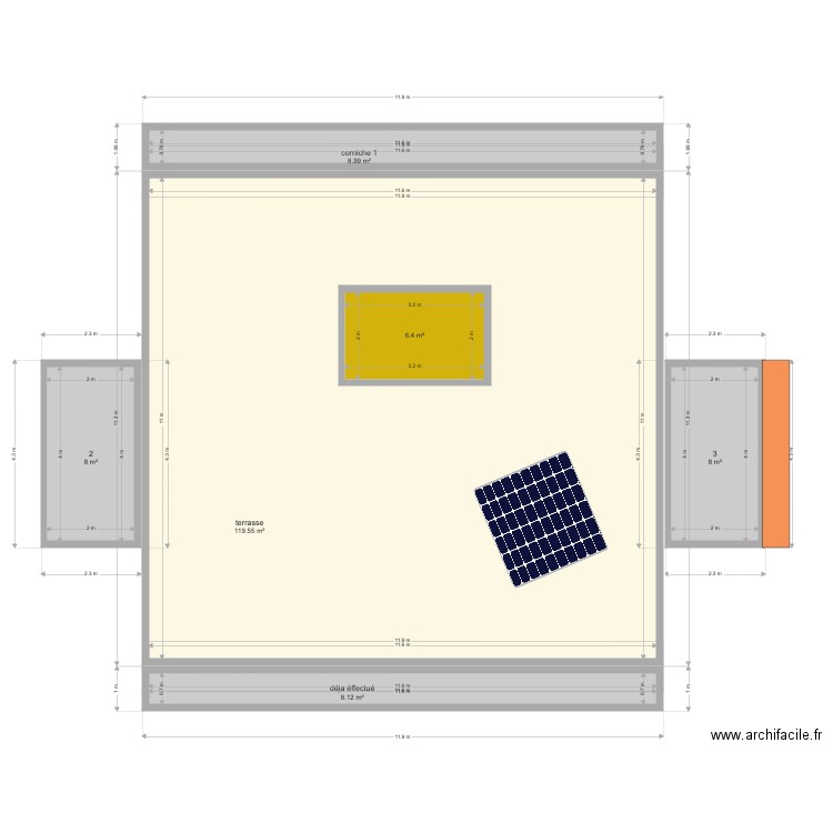 residence océane . Plan de 0 pièce et 0 m2