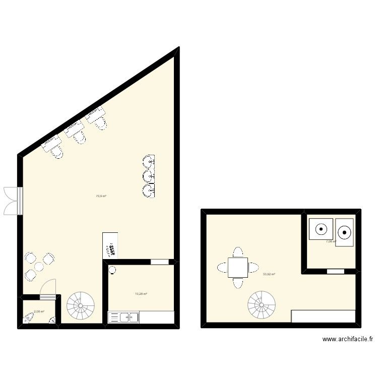 salon. Plan de 0 pièce et 0 m2