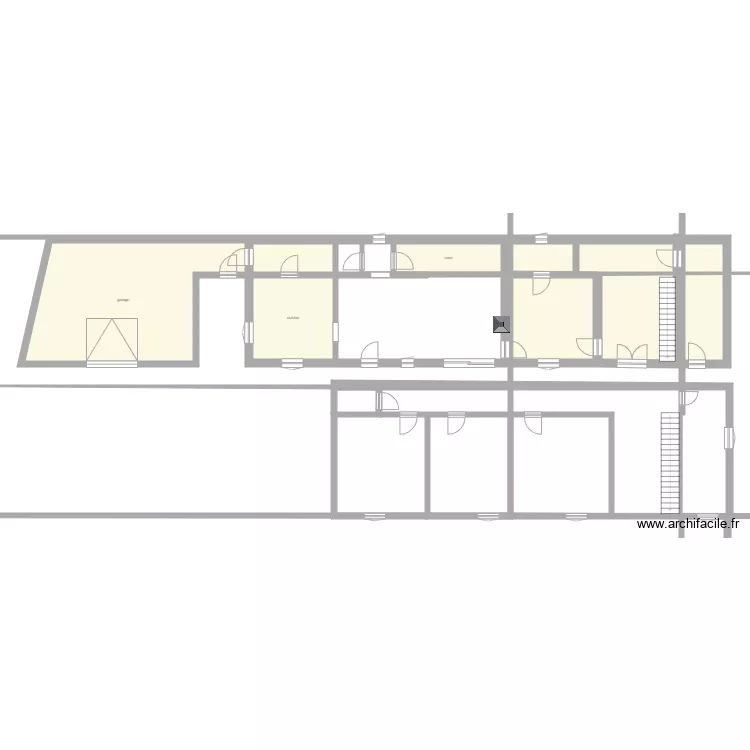maison. Plan de 