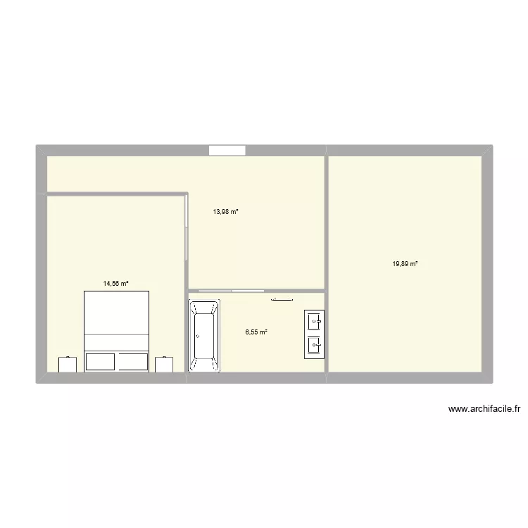 querrien &eacute;tage. Plan de 