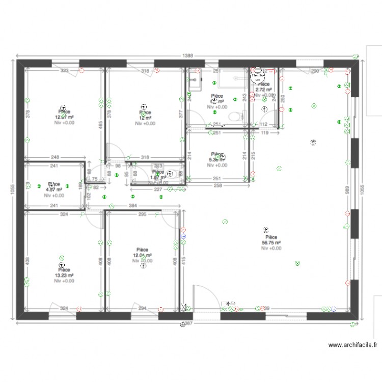 PLAN. Plan de 0 pièce et 0 m2