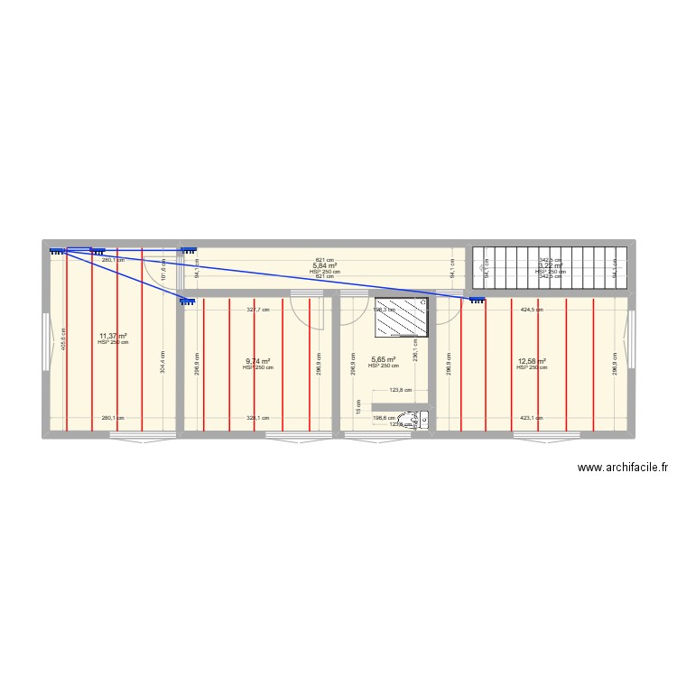 11 Berthoud Annexe 1 Premier CALEOSOL. Plan de 6 pièces et 48 m2