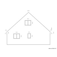 PLAN FACADE OUEST (état initial)