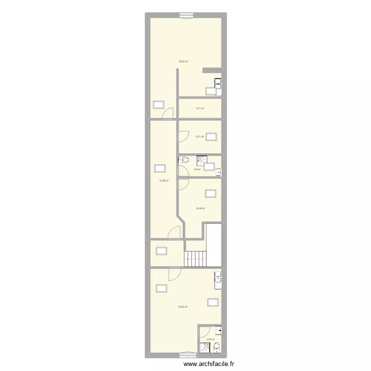 2 eme Etage BARDEZ OLORON . Plan de 2 eme Etage BARDEZ OLORON . Plan de