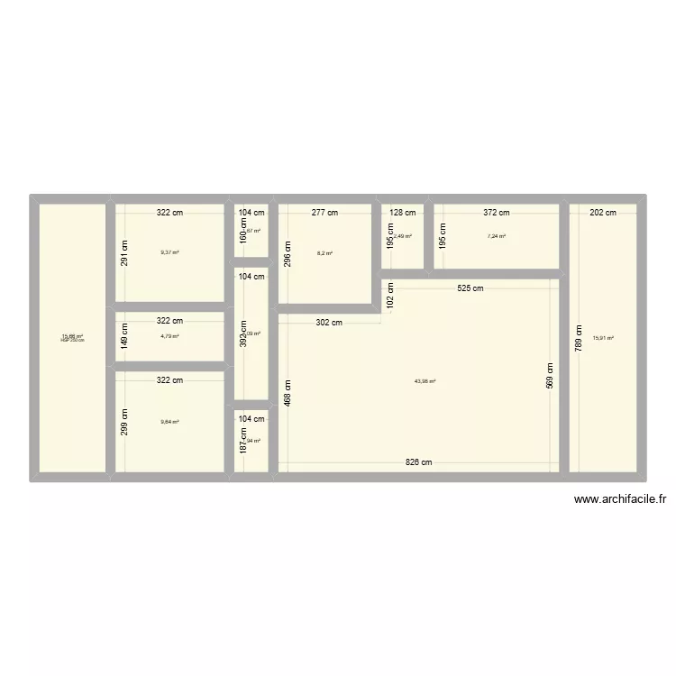 CAVE. Plan de 