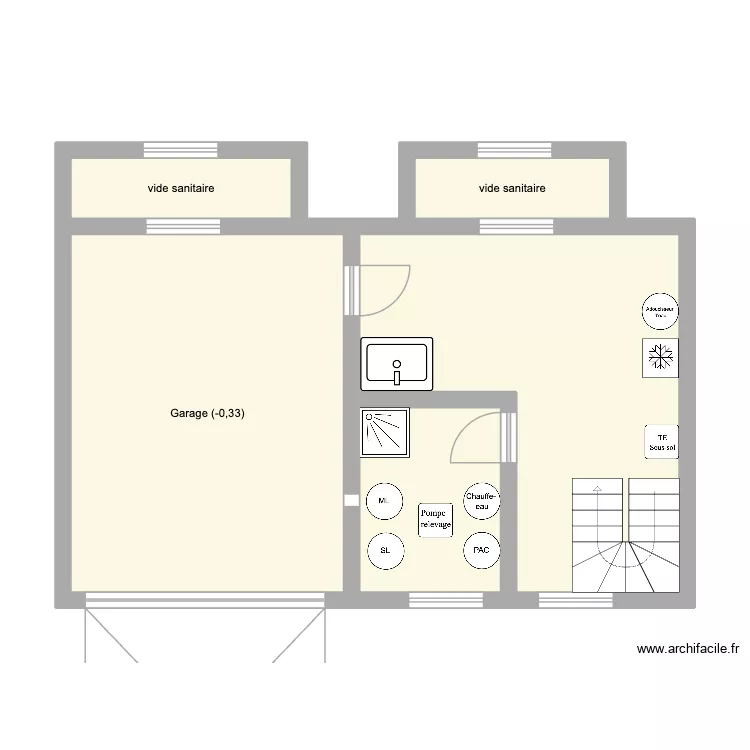Plan WEBER. Plan de 5 et 59 m² Plan WEBER. Plan de 5 et 59 m²