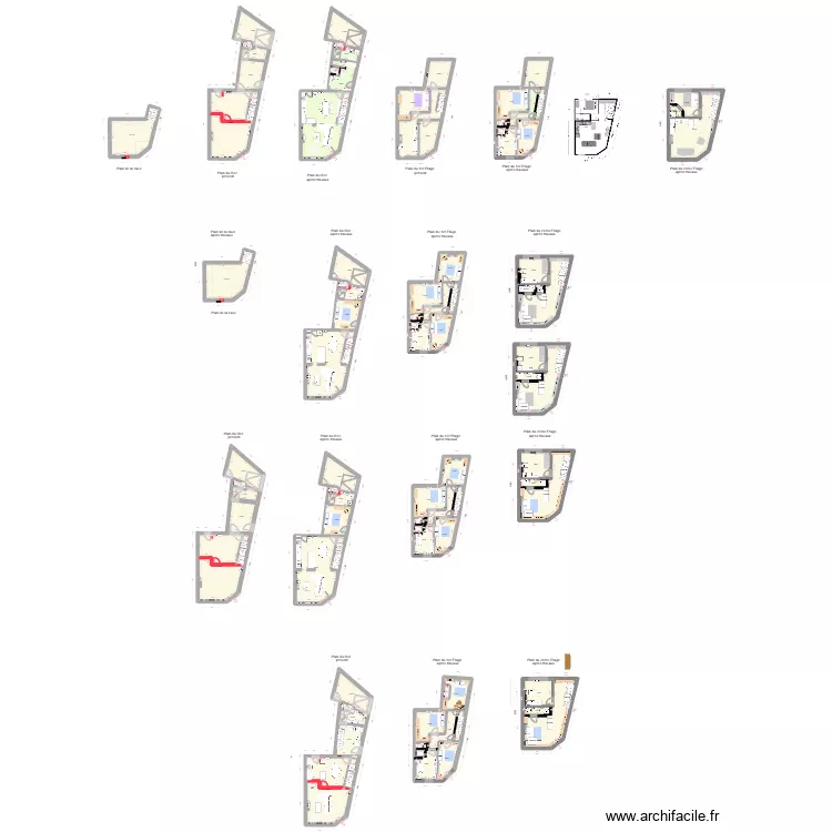 Plan ALCIVAR BRAINE L\'ALLEUD. Plan de 81 pièces et 1068 m²