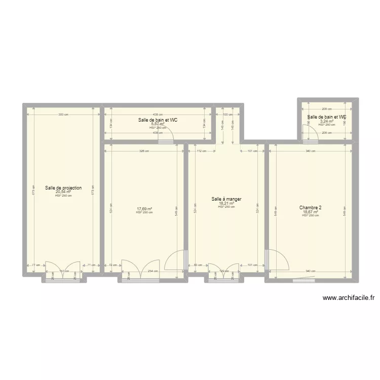 CHAMBRE D'HOTES 2. Plan de 6 et 84 m² CHAMBRE D'HOTES 2. Plan de 6 et 84 m²