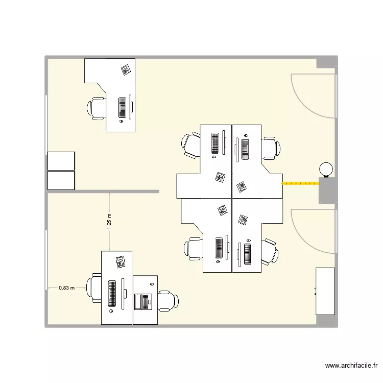 bureau 2. Plan de 4 et 35 m² bureau 2. Plan de 4 et 35 m²