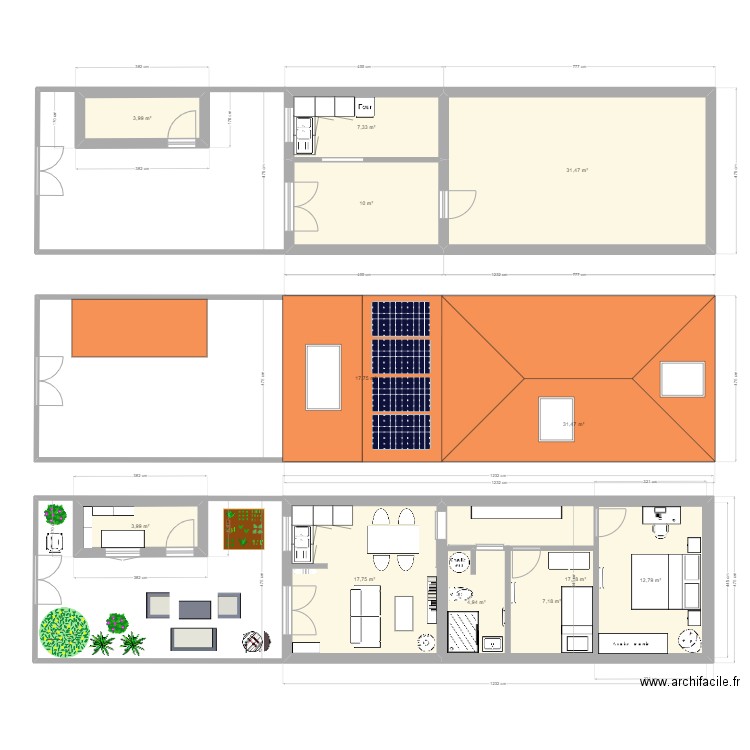 Maison St-Genès. Plan de 0 pièce et 0 m2