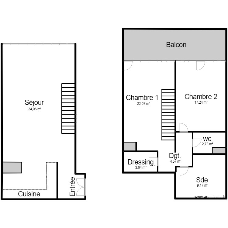 Plan Charles 25 01. Plan de 25 pièces et 1167 m2