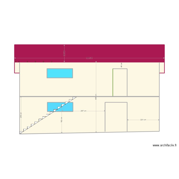 Caro facade Nord. Plan de 0 pièce et 0 m2