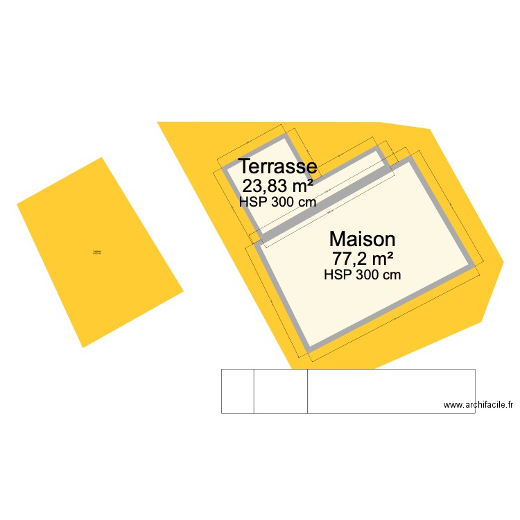 Plan de masse Maxou. Plan de 0 pièce et 0 m2