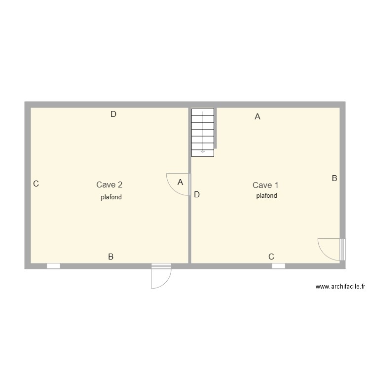 justice cave. Plan de 0 pièce et 0 m2