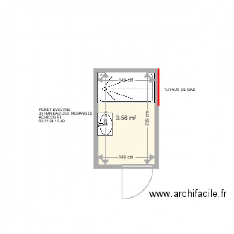 PENET EVELYNE . Plan de 0 pièce et 0 m2