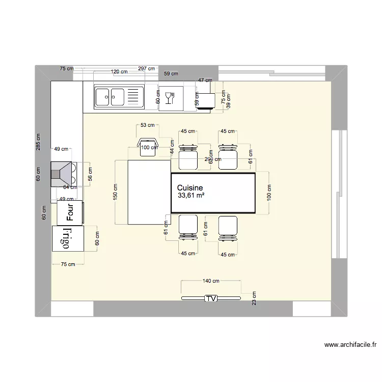 cuisine Robin. Plan de cuisine Robin. Plan de