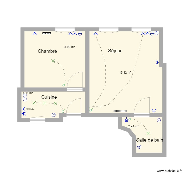 Devis elec Fédéric T. Plan de 0 pièce et 0 m2