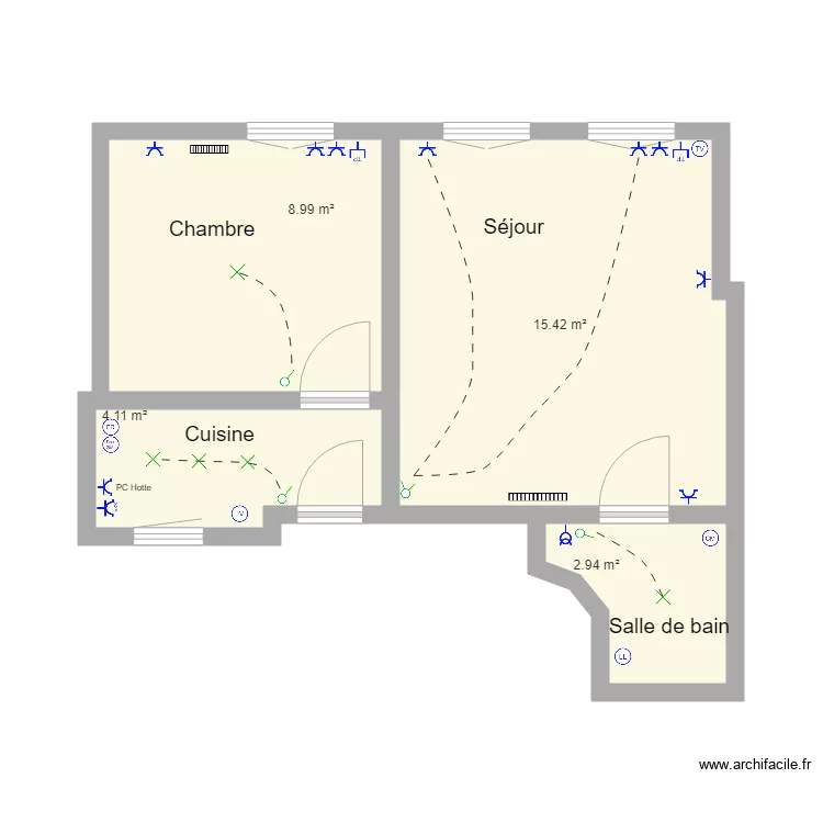 Devis elec F&eacute;d&eacute;ric T. Plan de 