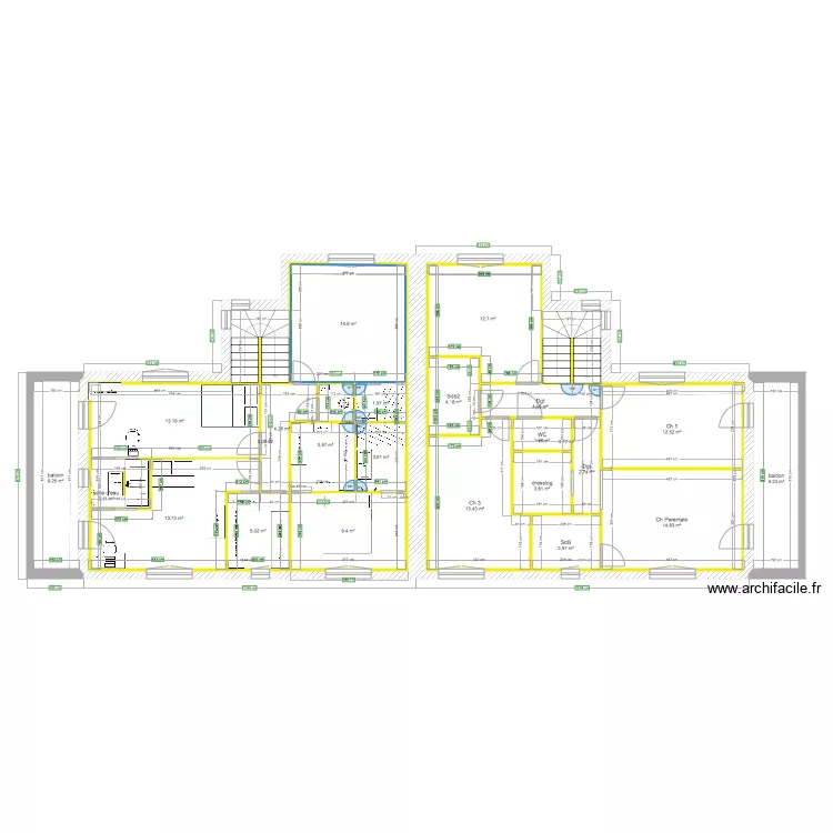 SAINT JULIEN étage . Plan de SAINT JULIEN étage . Plan de