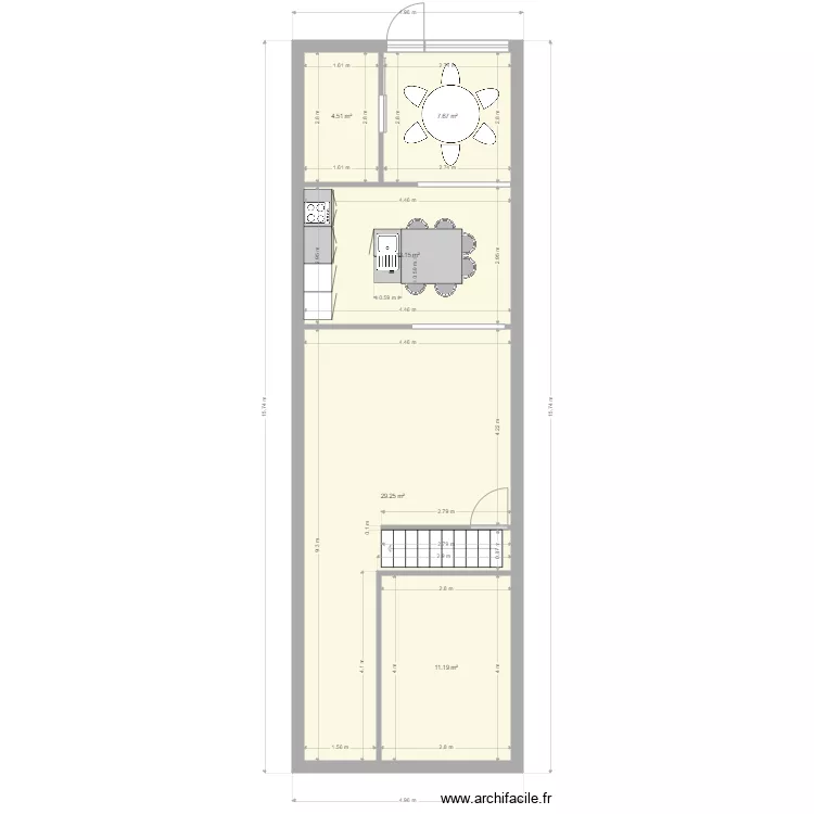 Maison James de Flo. Plan de 