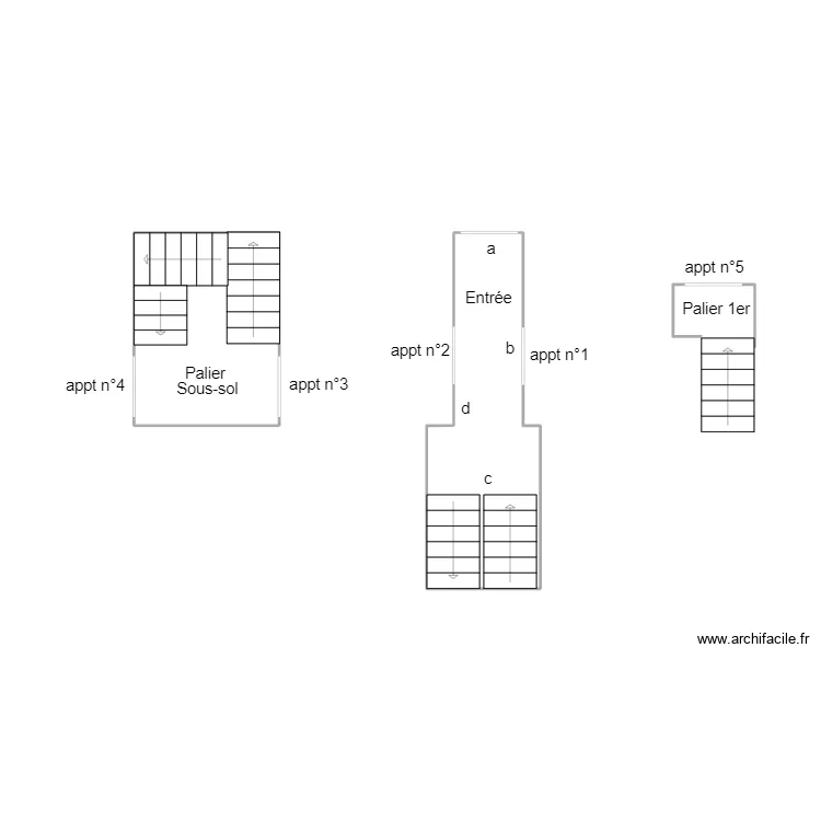 QUIMPER CHAPALAIN MIRANDOLE. Plan de 