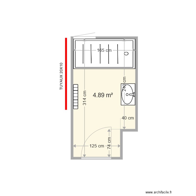 DUBRULE MARIE THERESE . Plan de 0 pièce et 0 m2