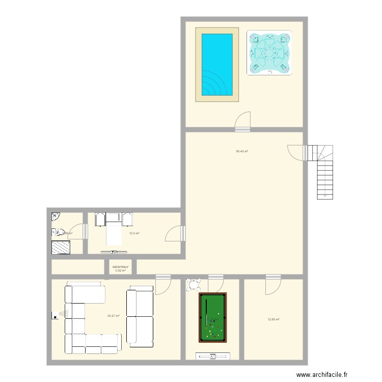 villa mysk marrakech sous sol. Plan de 0 pièce et 0 m2
