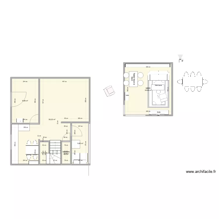Maison - rdc. Plan de Maison - rdc. Plan de