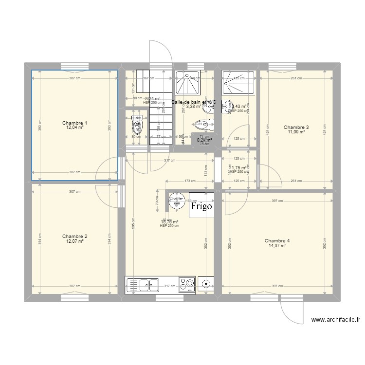 RDJ - Maison Meaux. Plan de 0 pièce et 0 m2