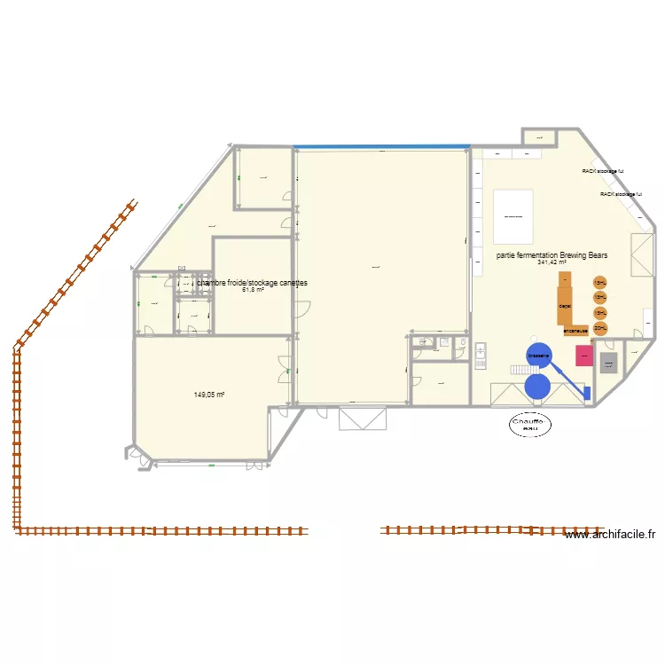 PLAN BREWING BEARS V1 douane. Plan de 