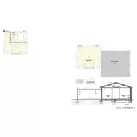 Plan garage Renaud meubl&eacute;