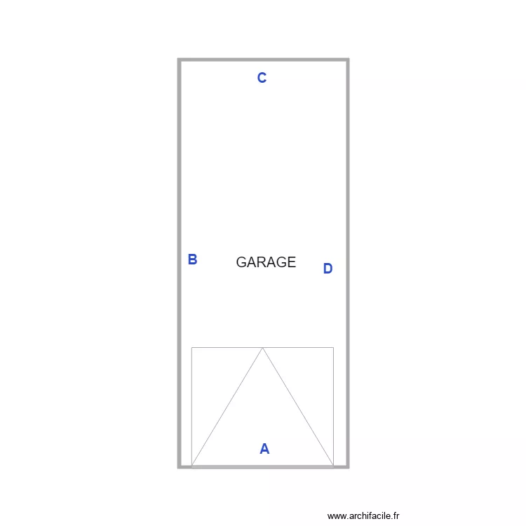 BIGAUD GARAGE PB. Plan de 