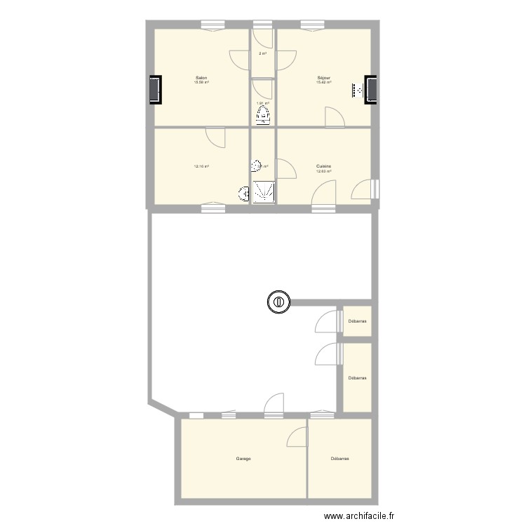 PEROCHOUSE. Plan de 0 pièce et 0 m2