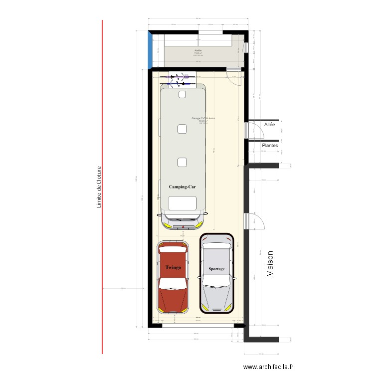 Carport Phil 4. Plan de 0 pièce et 0 m2