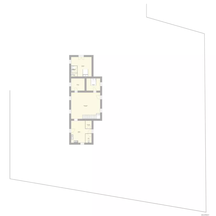 Maison Aude Sirvent. Plan de 