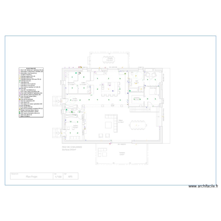 MARTIAL RDC V1. Plan de 0 pièce et 0 m2