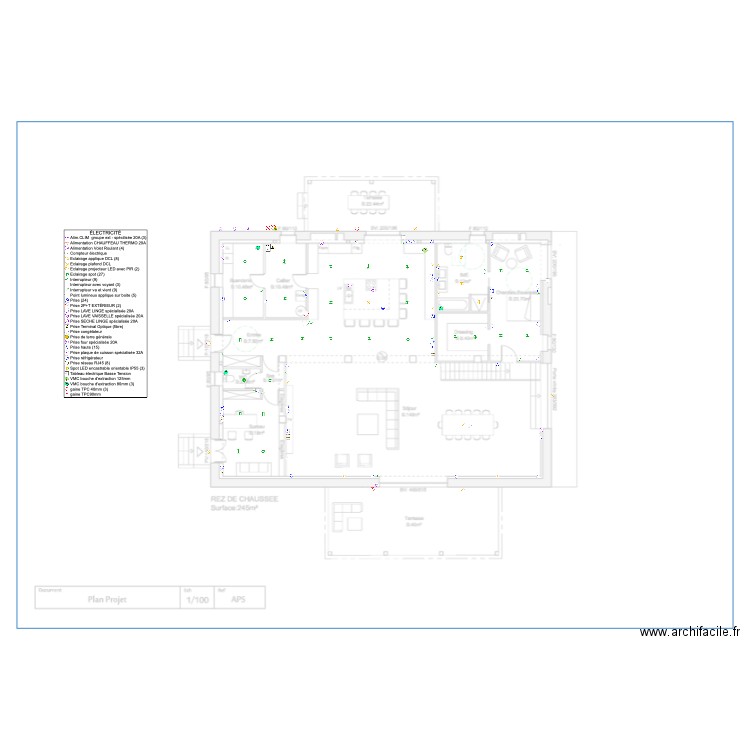 MARTIAL RDC V1. Plan de 0 pièce et 0 m2