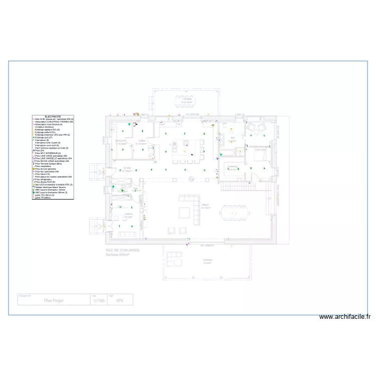 MARTIAL RDC V1. Plan de 