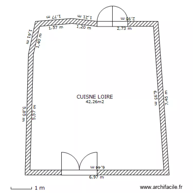 Cuisine. Plan de 