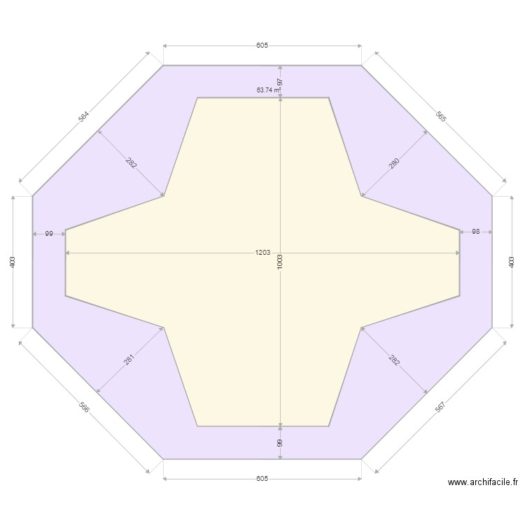 Maison Tulou étoile 01. Plan de 0 pièce et 0 m2