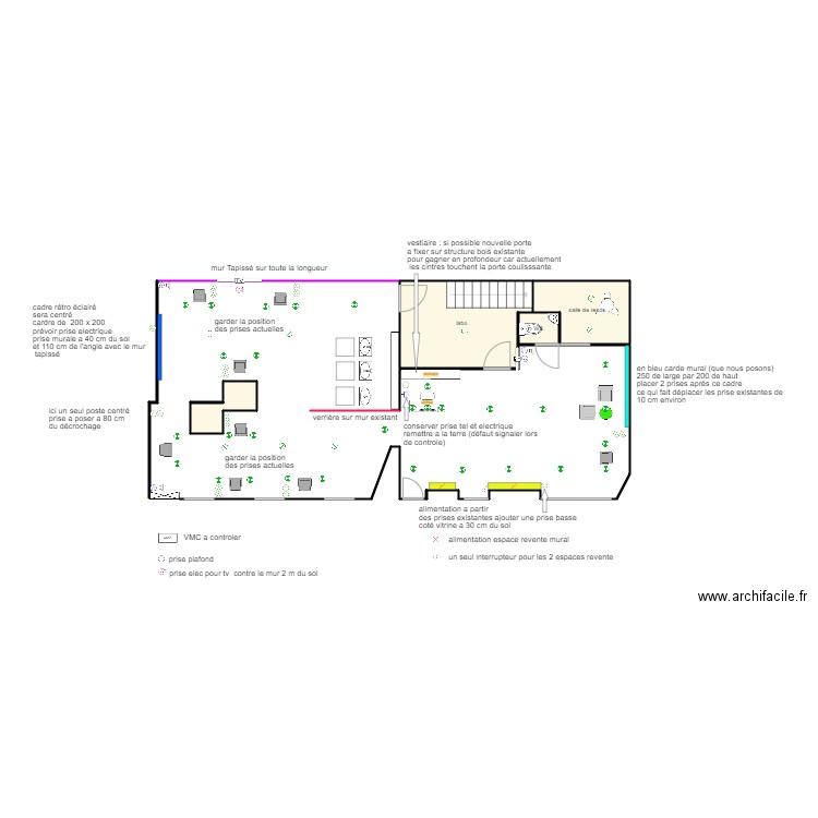 salon avignon . Plan de 4 pièces et 17 m2