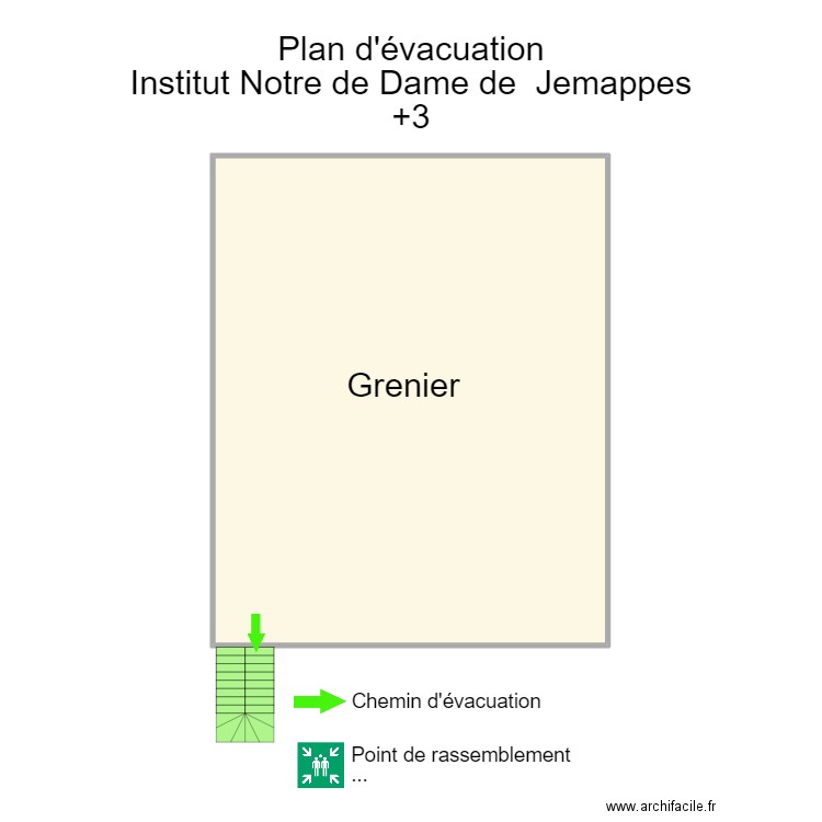 IND 3. Plan de 1 pièce et 166 m2