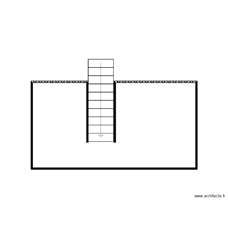 Etage. Plan de 0 pièce et 0 m2